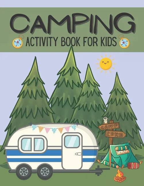 Camping Activity Book For Kids: Camping Activity and Puzzle Book For Kids And Families - Paperback