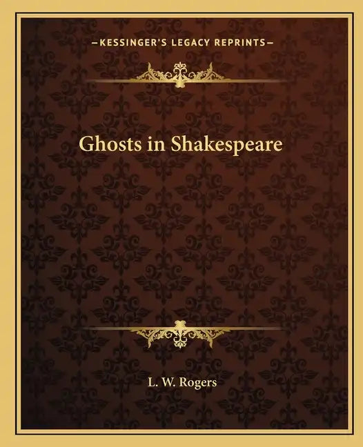 Ghosts in Shakespeare - Paperback