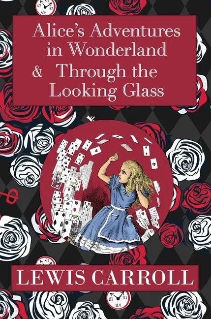 The Alice in Wonderland Omnibus Including Alice's Adventures in Wonderland and Through the Looking Glass (with the Original John Tenniel Illustrations - Hardcover
