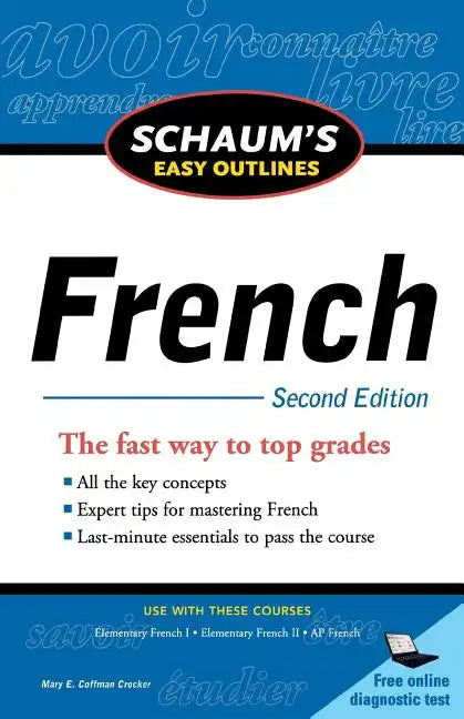 Schaum's Easy Outline of French, Second Edition - Paperback