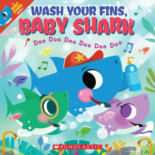 Wash Your Fins, Baby Shark (a Baby Shark Book) - Paperback