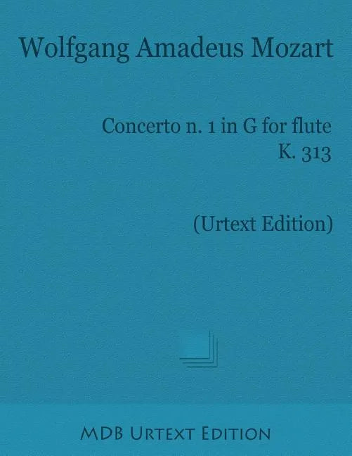 Concerto n. 1 in G for Flute K. 313 (Urtext Edition) - Paperback