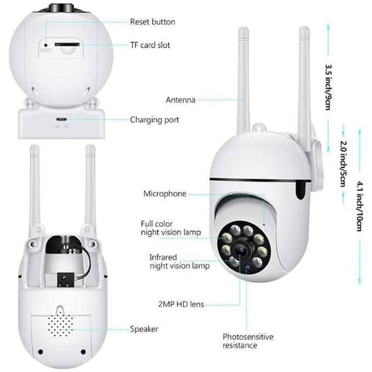 360 Full HD Wi-fi Wireless IP CCTV Security Camera
