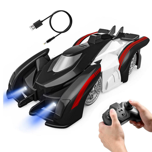 360° Rotating Electric Wall Climbing Remote Control Dual Mode Car