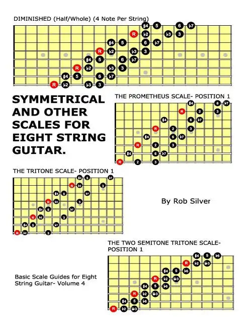 Symmetrical and Other Scales for Eight String Guitar - Paperback