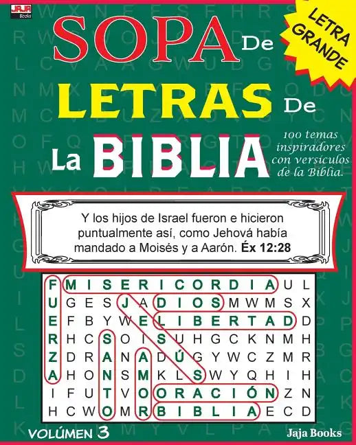 SOPA de LETRAS de la BIBLIA, Volúmen 3 - Paperback