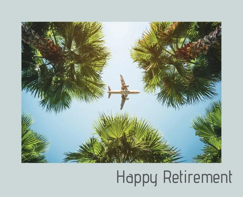 Happy Retirement Guest Book ( Landscape Hardcover ): Guest book for retirement, message book, memory book, keepsake, landscape, retirement book to sig - Hardcover