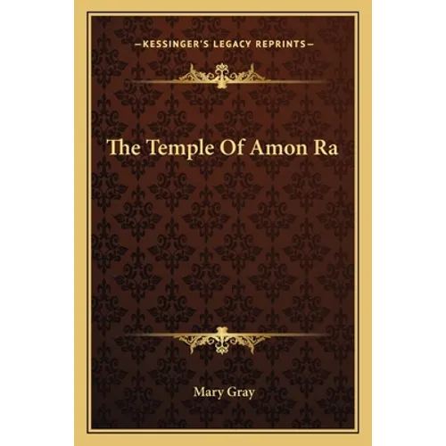 The Temple Of Amon Ra - Paperback