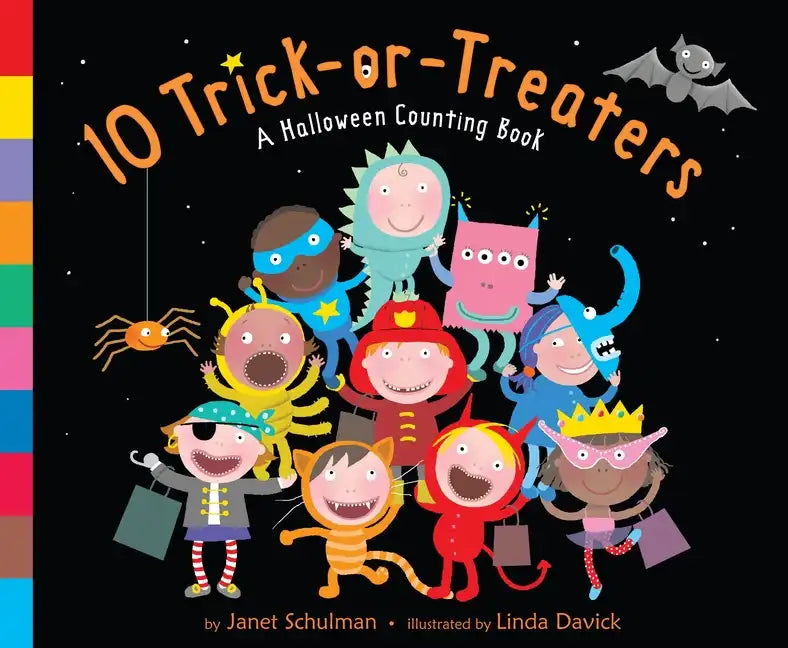 10 Trick-Or-Treaters: A Halloween Book for Kids and Toddlers - Board Book