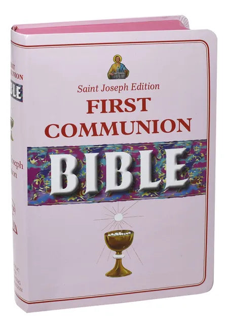 New Catholic Bible -- Med. Print Dura Lux (Girl Communion) - Imitation Leather