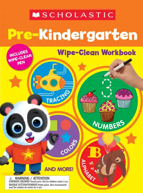 Scholastic Pre-K Wipe-Clean Workbook - Paperback