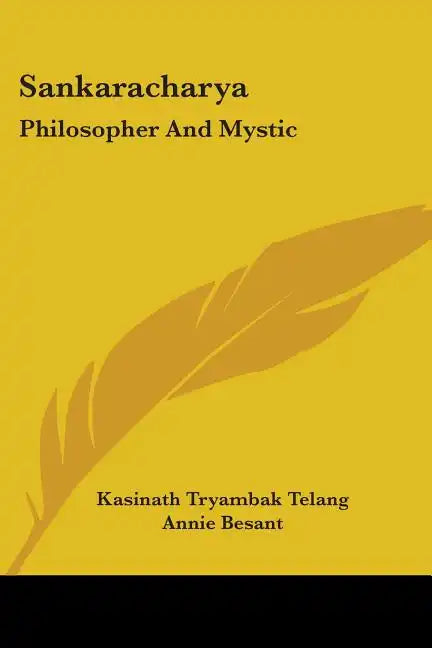 Sankaracharya: Philosopher And Mystic - Paperback
