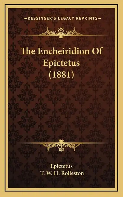 The Encheiridion of Epictetus (1881) - Hardcover