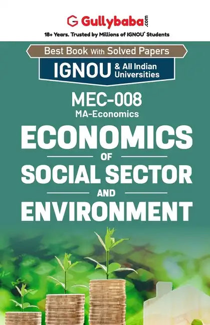 MEC-08 Economics of Social Sector and Environment - Paperback