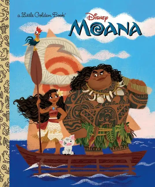 Moana Little Golden Book - Hardcover