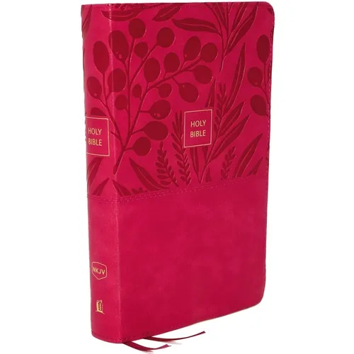 Nkjv, Reference Bible, Personal Size Large Print, Leathersoft, Pink, Red Letter Edition, Comfort Print: Holy Bible, New King James Version - Imitation Leather