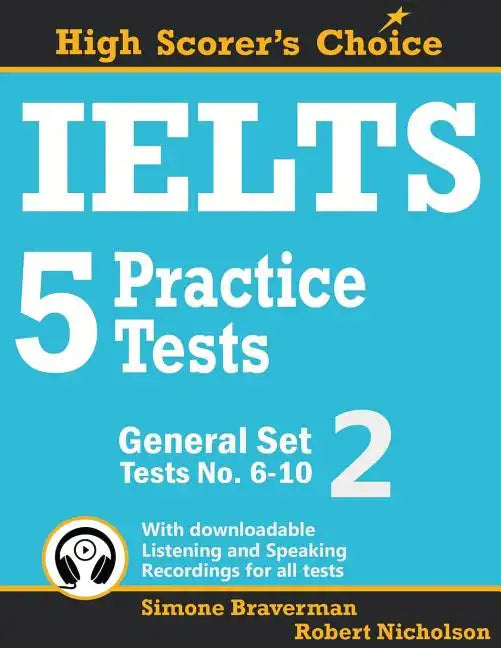 IELTS 5 Practice Tests, General Set 2: Tests No. 6-10 - Paperback