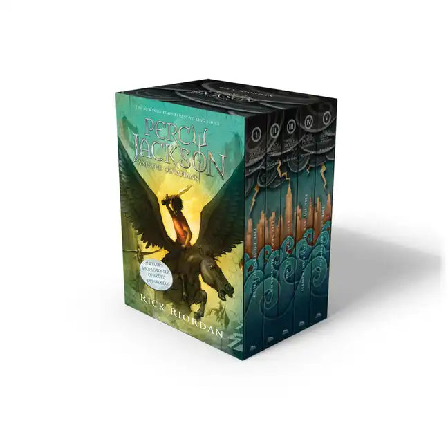 Percy Jackson and the Olympians 5 Book Paperback Boxed Set (W/Poster) - Paperback