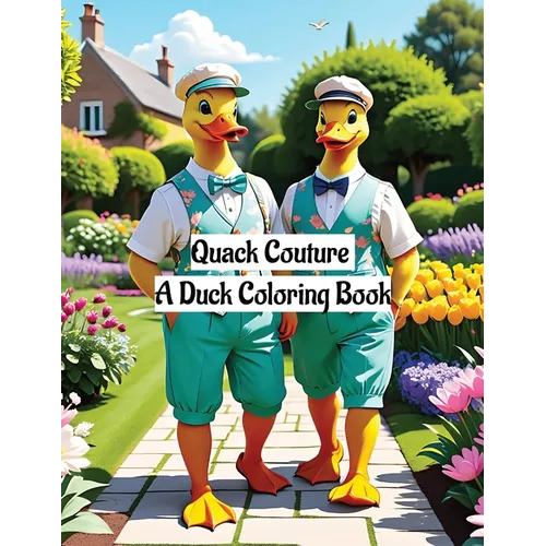 Quack Couture: A Duck Coloring Book - Paperback