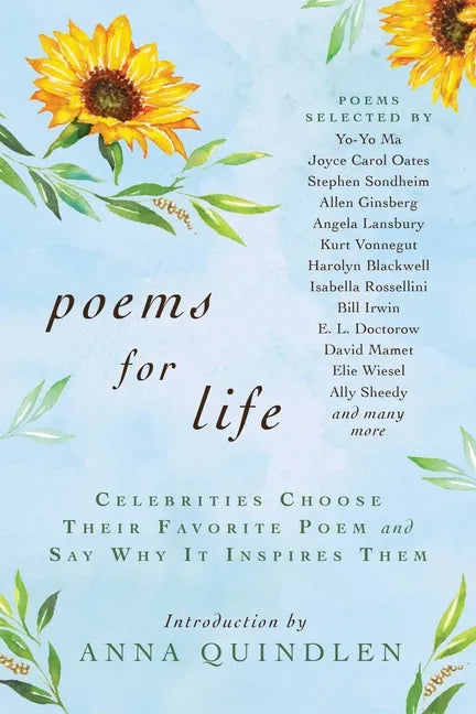Poems for Life: Celebrities Choose Their Favorite Poem and Say Why It Inspires Them - Hardcover