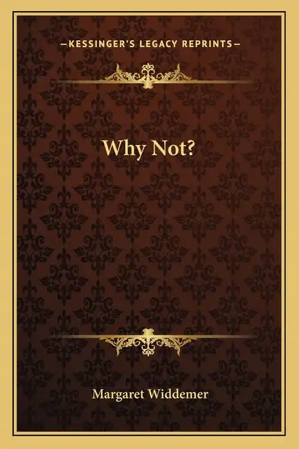 Why Not? - Paperback