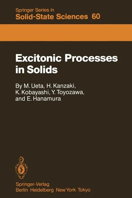 Excitonic Processes in Solids - Paperback
