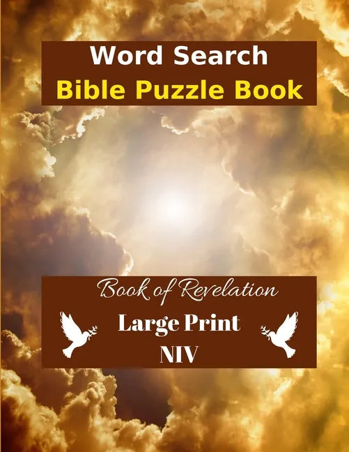Word Search Bible Puzzle: Book of Revelation in Large Print NIV - Paperback