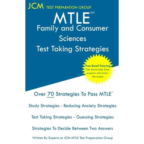 MTLE Family and Consumer Sciences - Test Taking Strategies - Paperback