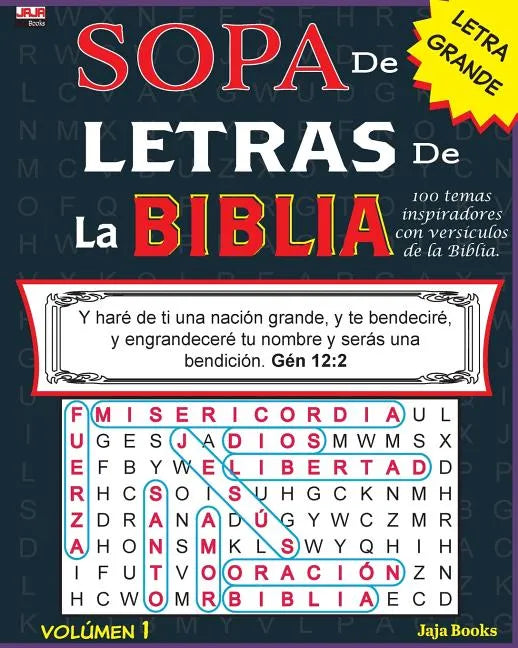 SOPA de LETRAS de la BIBLIA, Volúmen 1 - Paperback