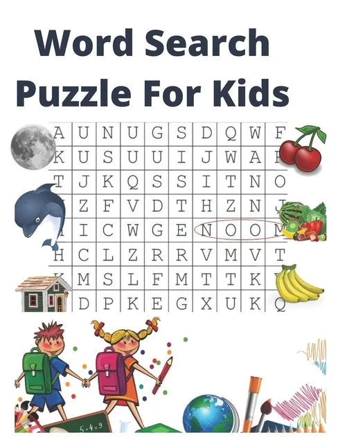 Word Search Puzzle For Kids - Paperback