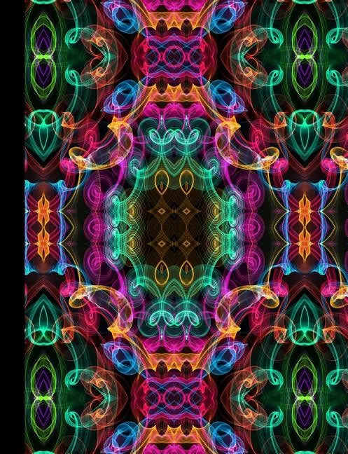 Abstract Curly Cues Notebook, Wide Ruled, 100 Sheets/200 Pages, 7.5 X 9.75 - Paperback