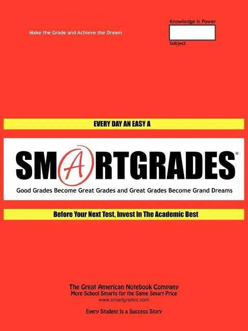 SMARTGRADES School Notebooks with Study Skills 2N1: Class Notes & Test Review Notes: "How to Ace a Multiple-Choice Exam" (100 Pages ) Student Tested! - Paperback