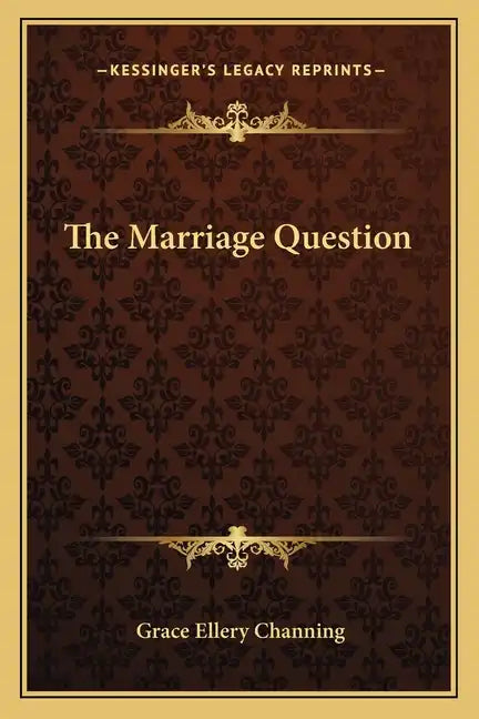 The Marriage Question - Paperback