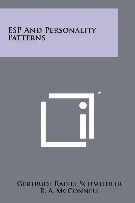 ESP And Personality Patterns - Paperback