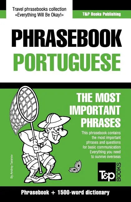 English-Portuguese phrasebook and 1500-word dictionary - Paperback