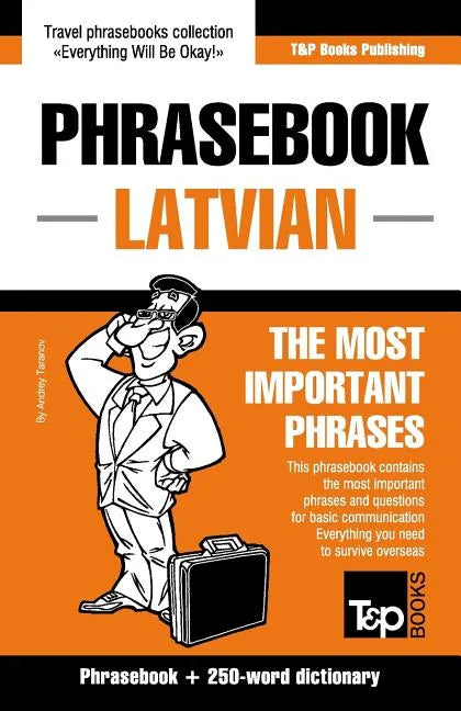 English-Latvian phrasebook & 250-word mini dictionary - Paperback