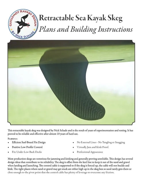 Retractable Sea Kayak Skeg: Plans and Building Instructions - Paperback
