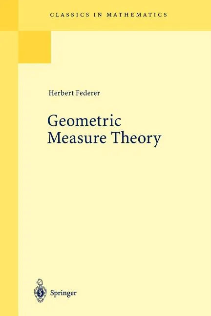 Geometric Measure Theory - Paperback