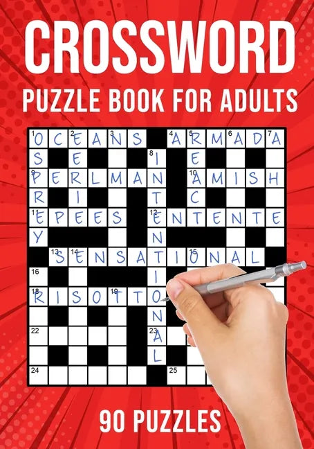 Crossword Puzzle Books for Adults: Quick Cross Word Puzzles Activity Book 90 Puzzles (US Version) - Paperback