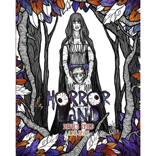 Adult Coloring Book Horror Land: Devil's Child (Book 7) - Paperback