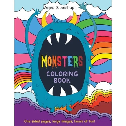 Monsters Coloring Book for Kids Ages 2 and Up! - Paperback