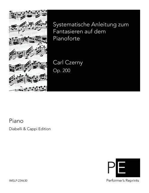 Systematische Anleitung zum Fantasieren auf dem Pianoforte - Paperback