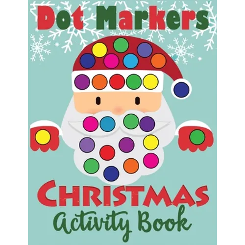 Dot Markers Christmas Activity Book - Paperback