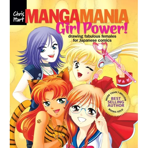 Manga Artist's Coloring Book: Girl Power!: Fun Female Characters to Color - Paperback