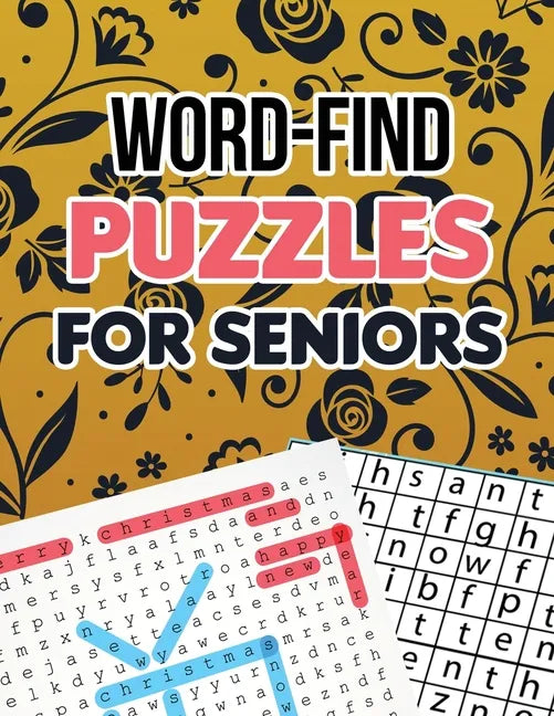Word-Find Puzzles for Seniors: Word Search Brain Workouts Book, Word Searches to Challenge Your Brain, Brian Game Book for Seniors in This Christmas - Paperback