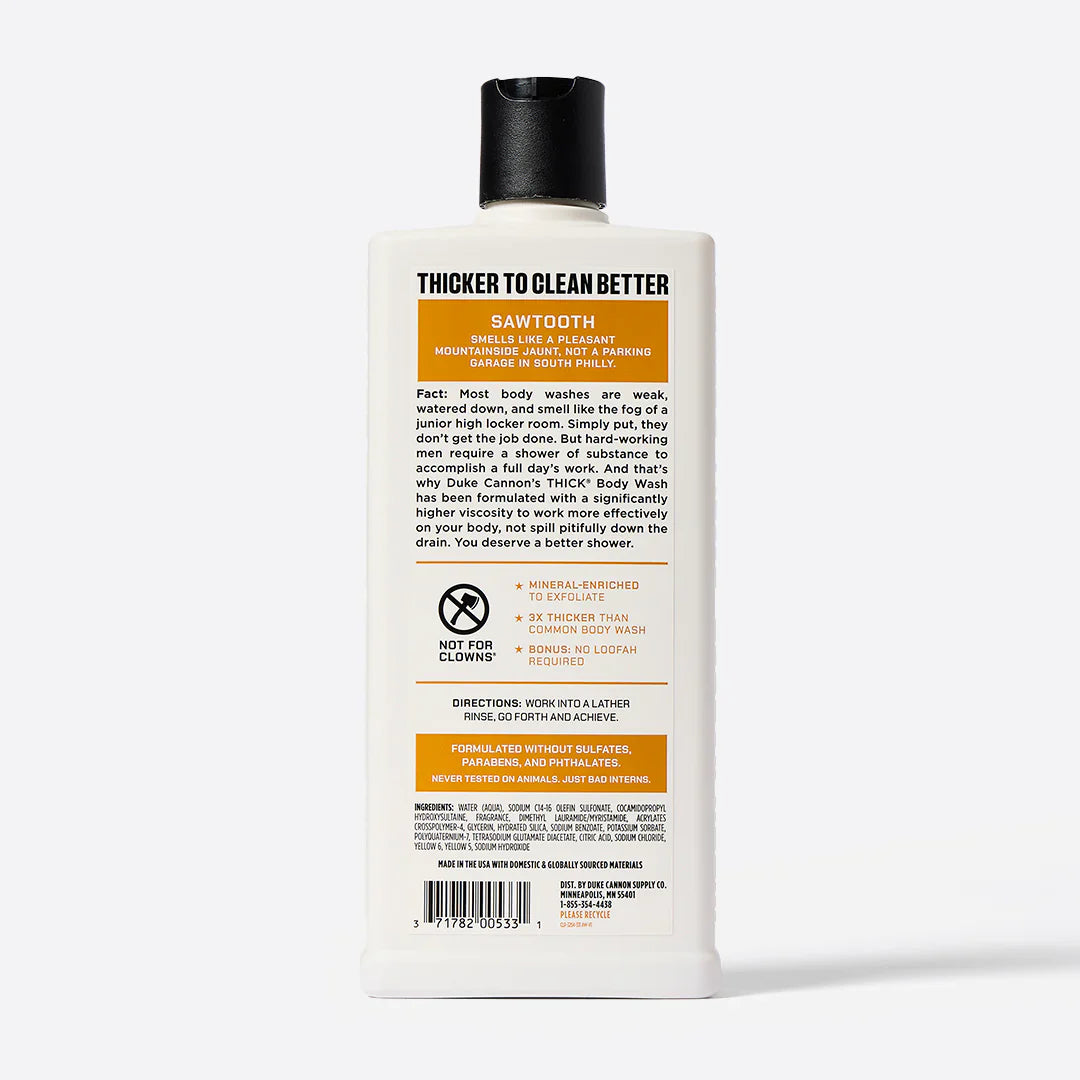 Sawtooth Thick Body Wash | Duke Cannon
