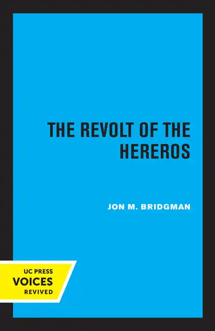 The Revolt of the Hereros - Paperback