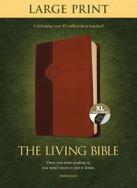 The Living Bible Large Print Edition, Tutone - Imitation Leather