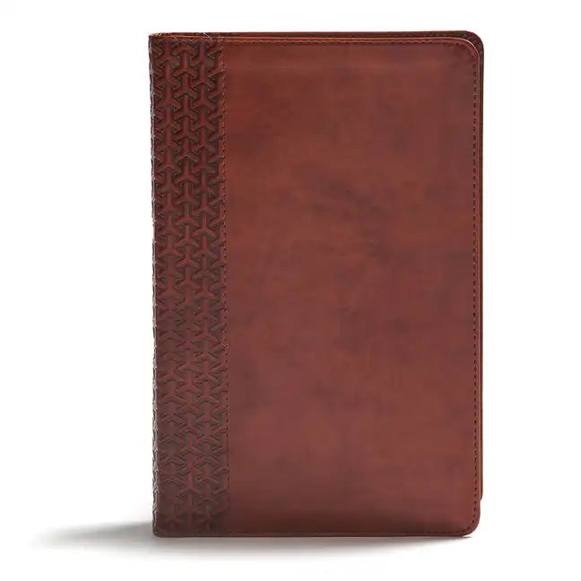 CSB Everyday Study Bible, British Tan Leathertouch - Imitation Leather