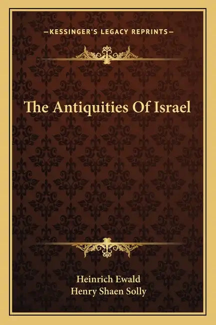 The Antiquities of Israel - Paperback